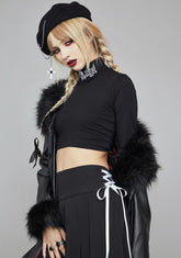 Underworld Rising Mock Neck Top