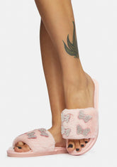 Baby Hit The Streets Butterfly Fuzzy Slides