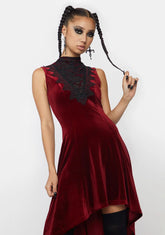 Red Gothic Sexy Dress