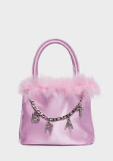 Naughty Queen Marabou Handbag
