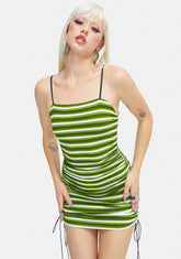 Feel The Moment Striped Tank Dress