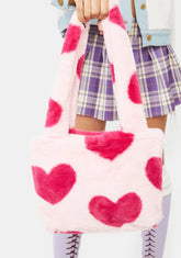 Nervous Around U Heart Tote