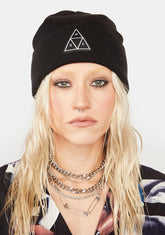 Essentials Triple Triangle Cuff Beanie