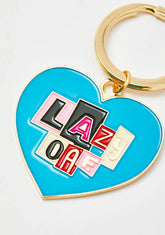 Letter Patch Keychain