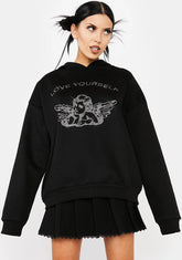 Angie Rhinestone Hoodie