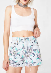 Hella Blooms 501 High Rise Shorts