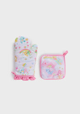 On A Cloud Potholder And Oven Mitt Set