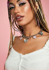 My Lucky Charm Butterfly Choker