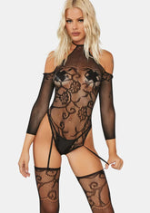 Craving For You Fishnet Bodysuit