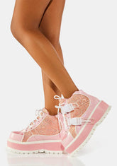 Pink Slacker-50 Holographic Boots