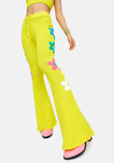 Summer Bummer Babe Daisy Crochet Pants