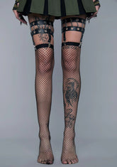 Ball And Chain Thigh High Set