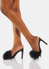 Sass You Later Fuzzy Heels