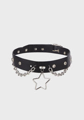 Supernova Vegan Leather Choker