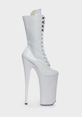 White Beyond-1050 Platform Boots