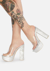 Bubba Rhinestone Platform Heels