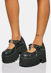 Ashes-33 Platform Mary Janes