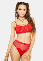 Open Heart Lingerie Set