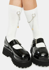 Of The Moment Chain Crew Socks
