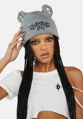 Compression Pierced Ears Tattoo Beanie