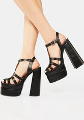 Running Paradise Platform Heels