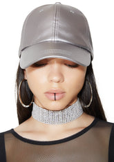 Take A Pic Metallic Baseball Hat