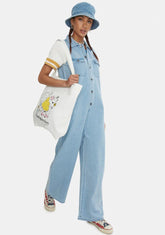 Eden Hemp Denim Jumpsuit