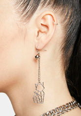 Nine Lives Drop Earrings