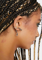 Compression Spiked Earrings