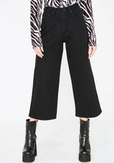 LO Black Wide Leg Jeans