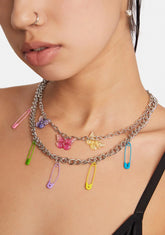 Make A Difference Layered Chain Necklace