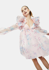The Dreamhouse Sugarfrill Ruffle Mini Dress