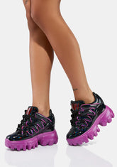 Wicked Soursop Low Top Wedge Sneakers