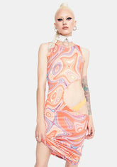 Sound The Sirens Mesh Maxi Dress