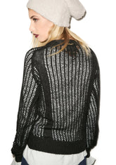 Bow Party Sweater - Black