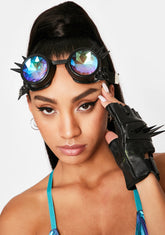 Black Mirage Kaleidoscope Goggles