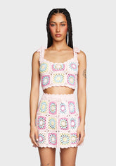 Soaked In Sunshine Crochet Tank