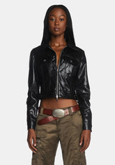 Discretion Crop Jacket