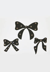 Bow Out Face Stickers