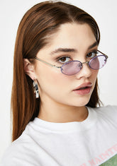 Fairy Just A Girl Flower Sunglasses