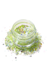 Yellow Canary Glitter Pot