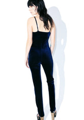 Navy Smooth Operator Jumpsuit