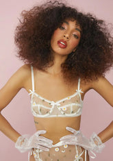 Come Away With Me Daisy Mesh Bra