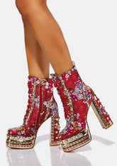Richie Rich Platform Boots