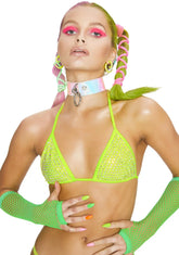 Raise Your Senses Rhinestone Bra Top