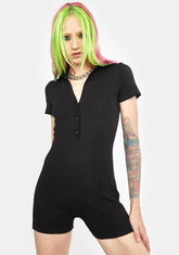Play To Win Knit Romper