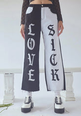 Therefore I Am Embroidered Pants