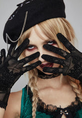 See Me After Class Mesh Gloves