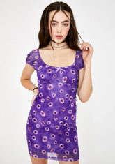 Purple Daisy Galot Mini Dress