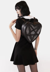 Kiss Of Darkness Heart Backpack
